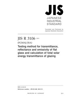 JIS R 3106:2019